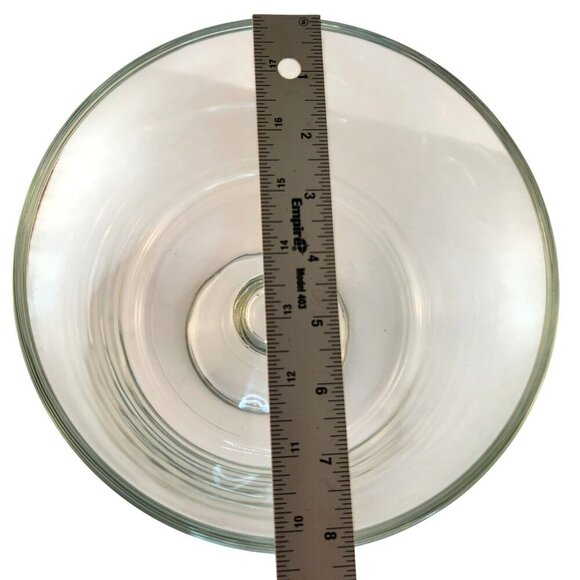 Anchor Hocking Presence Clear Glass Trifle Dish Pedestal Footed Bowl  8.5" Tall - Picture 7 of 8